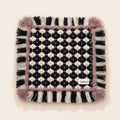 Quieted No.009 - Gentle Rhyme Handwoven Chair Pad, 45cm - main view