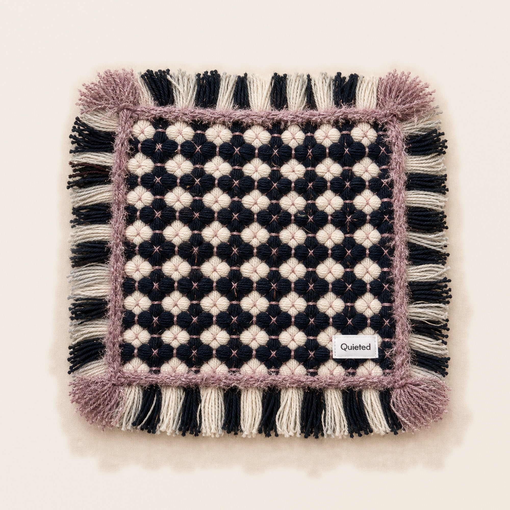 Quieted No.009 - Gentle Rhyme Handwoven Chair Pad, 45cm - main view